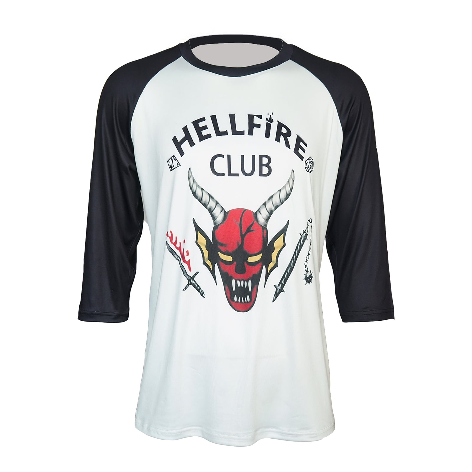 Hellfire Club Shirt Dustin TShirt for Adult ST4 Long Sleeves Baseball