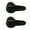 Black*2PCS, variant on Cheers US Plastic Reusable Scoop Smooth Surface Coffee 2-pcs Measuring Spoon