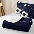 thumbnail image 4 of Erosebridal Football Games Twin Quilt Set For Kids,Boys Sports Theme Twin Coverlet Set,2-Piece, 4 of 7