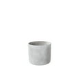 thumbnail image 5 of Urban Cement Round Pot with Bottom Base Smooth Finish Gray, Large, 5 of 5