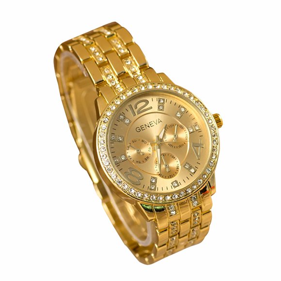 CHOK Watches on Clearance Sale Women Stainless Steel Band Analog Quartz Round Wrist Watch Watches Watches for Womens Exquisite Elegant and Stylish Silver