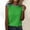#427-Green, variant on Women's Sleeveless Tops for Women Round Neck Denim Patchwork Waffle Solid Color Loose Fit Tank for Home Daily Gift