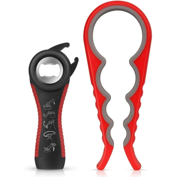 2 Piece Bottle Opener, Can Opener, Lid Opener, Maexus 5in1 Bottle Opener & 4in1 Can Opener