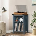 thumbnail image 4 of Joaxswe Large Record Player Stand with Vinyl Storage, Record Player Table, Turntable Stand with Wood Legs for Muscic Room, 4 of 8