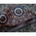 thumbnail image 4 of oneOone Silk Tabby Fabric Leaves & Floral Block Printed Fabric 1 Yard 42 Inch Wide, 4 of 4
