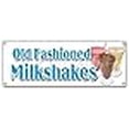 thumbnail image 2 of Old Fashioned Milkshakes Banner Sign malts Thick ice Cream soda Milk, 2 of 4