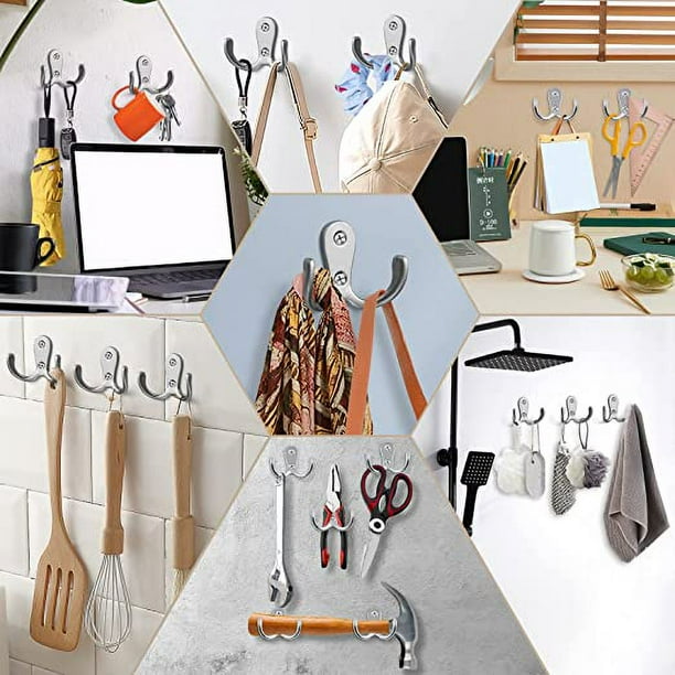 Mueble Baño Vintage 12 Piezas Ganchos Percheros De Pared, Ganchos