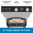 thumbnail image 4 of Kenmore Outdoor/Indoor Electric Pizza Oven – Cooks 13” Pizza In Minutes | 850°F For Wood Fired Taste | Weather-Resistant Portable Countertop Oven | 5 Presets | Pizza Stone & Peel | Stainless Steel, 4 of 9