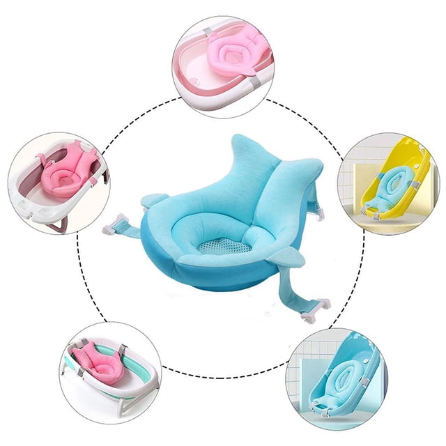 Alfombrilla De Baño Para Bebé, Almohada De Baño Para Recién Nacido, Asiento De Baño Para Bebé, Asiento De Baño De Seguridad, Almohadilla De Baño Antideslizante Para Bebé Guardurnaity BA001216-00