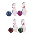 thumbnail image 2 of 4Pcs Bowling Keychain Sports Keychain Backpack Bag Purse Handbag Hanging Pendant Decor, 2 of 8
