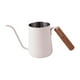 thumbnail image 3 of Cafetera de goteo con hervidor de 250 ml, boquilla de mango de madera anticalor de 4 mm y cuello de cisne Blanco, 3 of 9