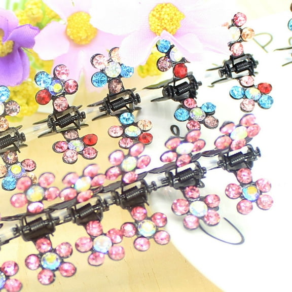Jewelry VerPetridure Rhinestone Side Clip Small Hair Clip Hair Claw Sim-ple Bangs Clip Top Clip Hair