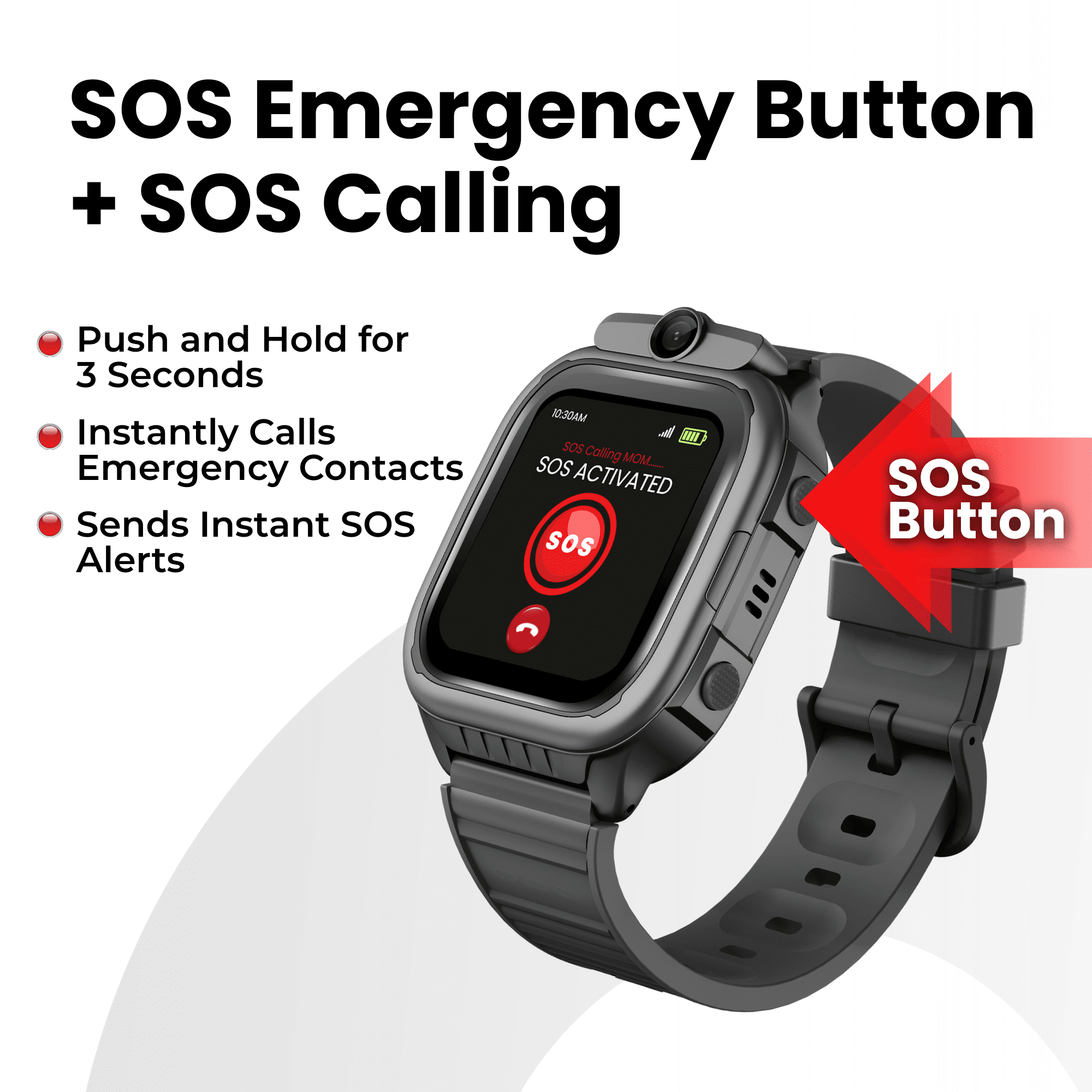 EmojiKidz 2026 GPS Smartwatch for Kids with 4G Calling & Texting, Camera, School Mode, SOS Alerts – Safe Phone Watch & Tracker