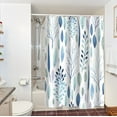 Bathroom Shower Curtain Abstract Flower Color Shower Curtain Bathroom ...