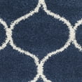 thumbnail image 6 of SAFAVIEH Hudson Arline Geometric Shag Area Rug, Navy/Ivory, 7' x 7' Square, 6 of 7
