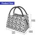 thumbnail image 2 of Fotbe Black White Halloween Bolsa Térmica Portátil con Estampado, Bolsa de Entrega de Alimentos Aislada, Bolsa Reutilizable de Gran Capacidad para Comidas y Supermercado, 2 of 6