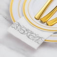 thumbnail image 3 of Paquete de 100 servilletas desechables doradas, servilletas de lino decorativas, servilletas de fiesta suaves y absorbentes, toallas de mano para invitados para baño, cocina, fiesta, cena o evento, 3 of 5
