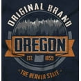thumbnail image 2 of Original Brand Oregon Forest Trees Men's Graphic T Shirt Tees Brisco Brands X, 2 of 4