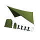 thumbnail image 2 of Toldo de para camping, accesorio portátil para tienda de campaña, toldo de lona para senderismo, actividades al libre, viajes y jardín. Verde, 2 of 9