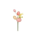 thumbnail image 1 of Rellenadores de Jarrón para Decoración Del Hogar Coloridos Huevos con Acentos de Conejo Floral Corona de Pascua de 10 cm / 3.94 Pulgadas, 1 of 1