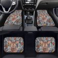 thumbnail image 2 of Xoenoiee Deer Camouflage Print Auto Carpets Non-slip Rubber Backing Floor Mats for Car SUV Truck Van, All Weather Protection Automotive Accessories Floor Liners, 2 of 6