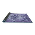 thumbnail image 2 of Ahgly Company Indoor Square Abstract Blue Modern Area Rugs, 8' Square, 2 of 4