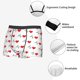 thumbnail image 3 of Fotbe Heartbeat Symbol Calzoncillos Tipo Boxer con Bolsa de Soporte Total para Hombre, X-Temp Fresco, Transpirable y de Secado Rápido-Small, 3 of 5