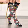 thumbnail image 5 of FORMRS Womens Knee High Socks Casual Long Thick Travel Daily Wear, 1 Pair, Black Lucky Cat, 5 of 6
