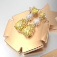 thumbnail image 4 of Fashion Wedding Jewelry Cubic Zircon 925 Silver Drop Earring Gift A Pair, 4 of 7