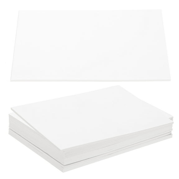 Uxcell 12x8x0.12" Chipboard Sheets, 10Pcs 120PT Thick Book Board Binders Board Sturdy Bookbinding Supplies, White