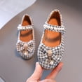 thumbnail image 2 of Otqutp Children Solid Color Sneakers Girls Princess Shoes Sandal Flower Bow Tie Shoes Hollow Flower Shoes Soft Sole Princess Sandals, 2 of 6