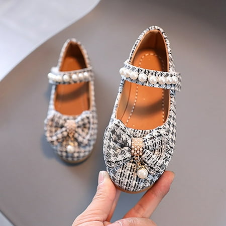 

LEEy-World Toddler Girl Sandals Girls Single Shoes Heart Embroider Bowknot First Walkers Shoes Toddler Sandals Princess Shoes