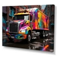 thumbnail image 2 of Designart "Urban Art Semi Truck I" Truck Wall Art Prints, 2 of 7