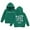 Dark Green, variant on Faith Over Fear Hoodie for Kids Girls Boys Christian Jesus Inspirational Sweatshirts Religious Letter Graphic Pullover Tops Jesus Hoodies