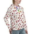 thumbnail image 6 of Sikiie Different Meat Women's Casual Hoodies Long Sleeve Lightweight Pullover Tops Loose Sweatshirt-Small, 6 of 7