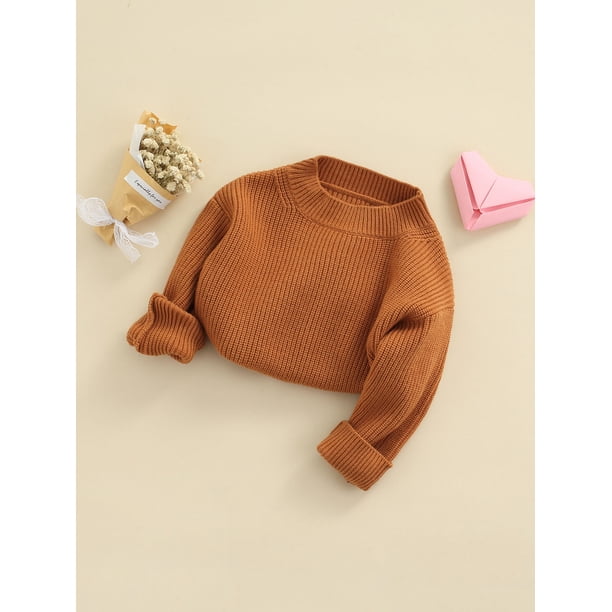 Suéter Navideño Para Bebé Y Niña - Talla 18 Meses, Cuello Redondo, Tejido De Punto Suave