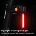 thumbnail image 2 of Rechargeable LED Bike Tail Light, Waterproof Bicycle Rear Warning Lamp for Mountain & Road Bikes - High Visibility Photondrop Signal, USB Cycling Safety Light, 2 of 8