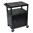 thumbnail image 2 of LUXOR LE42C-B 42"H AV Cart - Three Shelves Cabinet, 2 of 2