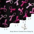 thumbnail image 6 of Breast Cancer Shower Curtain 36"x72" ,Bathroom Decorative Shower Curtains Set with 12 Hooks,Modern Waterproof Washable Shower Curtain, 6 of 6