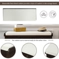 thumbnail image 6 of EUROCO 42" Rustic Storage Shoe Bench, Wood Bench with 3 Drawers and 3 Rattan Baskets for Living Room, Entryway, Espresso, 6 of 8