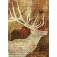 thumbnail image 2 of Roko, Ken 14x18 White Modern Wood Framed Museum Art Print Titled - Stag Story 1, 2 of 4
