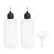 thumbnail image 1 of Uxcell 60ml 2oz Needle Oiler, 2Pcs Glue Applicator Bottle with Stainless Needle Tip and Filter, White, 1 of 6