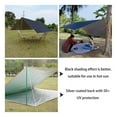 thumbnail image 6 of 10X13ft Lightweight Camping Tarp with Poles Waterproof Tarp Tent Rain Fly Black, 6 of 6