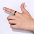 thumbnail image 3 of Temperature Ring Titanium Steel Mood Emotion Feeling Intelligent Temperature Sensitive Rings for Women Men, 3 of 8