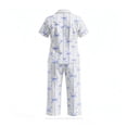 thumbnail image 2 of Pijama Secret Treasures para Dama Set Camisero Manga Corta con Pantalón Azul Talla EG 2 Piezas, 2 of 4