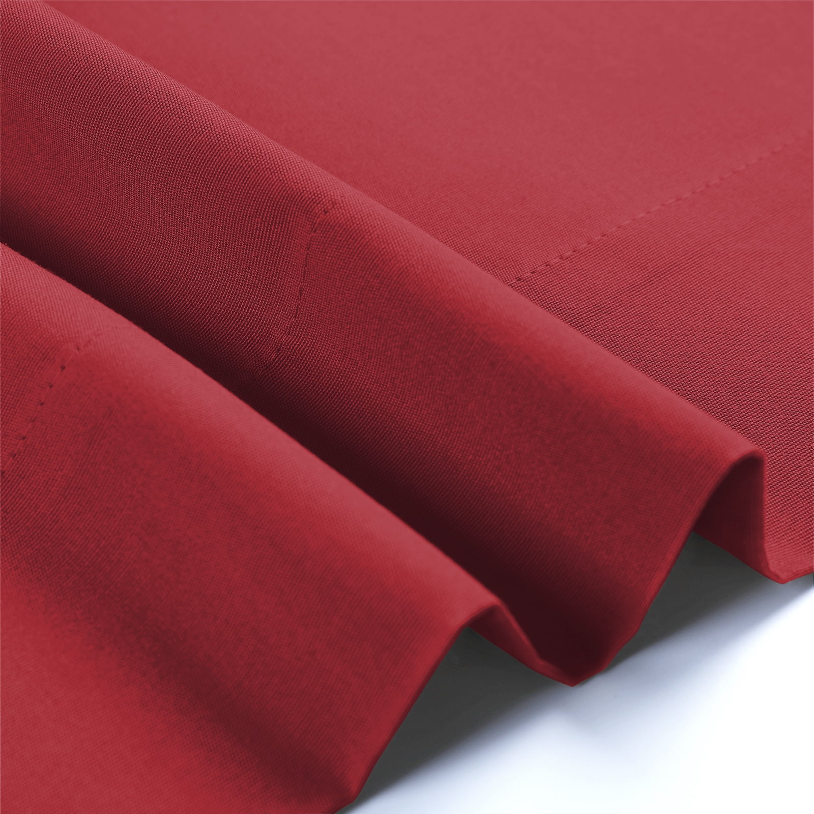 TWOPAGES Outdoor 26 W X 96 Inch Drape Waterproof Windproof Curtain for Patio, 1 Panel, Red