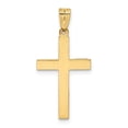 thumbnail image 4 of 14k Yellow Gold Polished Cross Charm Pendant, 4 of 4