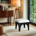 thumbnail image 3 of Meridina Furniture Lawson Cream Chenille Fabric Upholstered Ottoman, 3 of 7