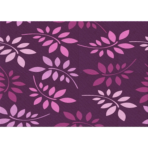 Ahgly Company Machine Washable Indoor Rectangle Transitional Orchid Purple Area Rugs, 2' x 4'