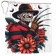 thumbnail image 1 of Cortinas de ducha Freddy Krueger con ganchos, cortina de baño impermeable para decoración de ducha/bañera 72 x 72 pulgadas, 1 of 8